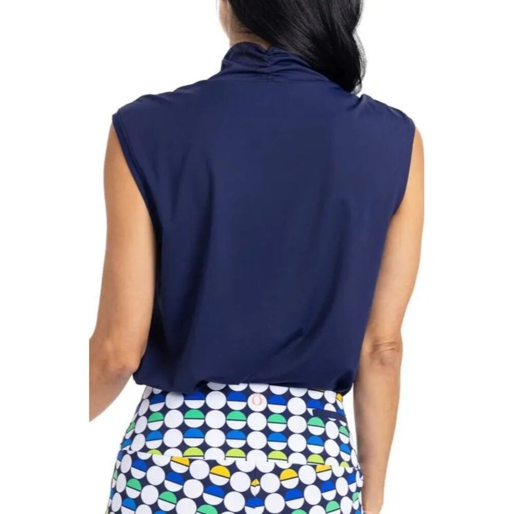 Kinona Light and Lovely Sleeveless Golf Top - Navy - Size Small - New with Tags - Picture 2 of 3